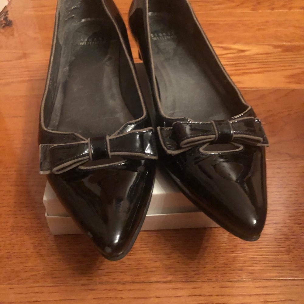 Paten leather comfortable Stuart Weitzman shoes